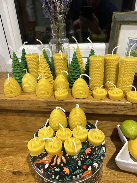 Hand-poured beeswax candles