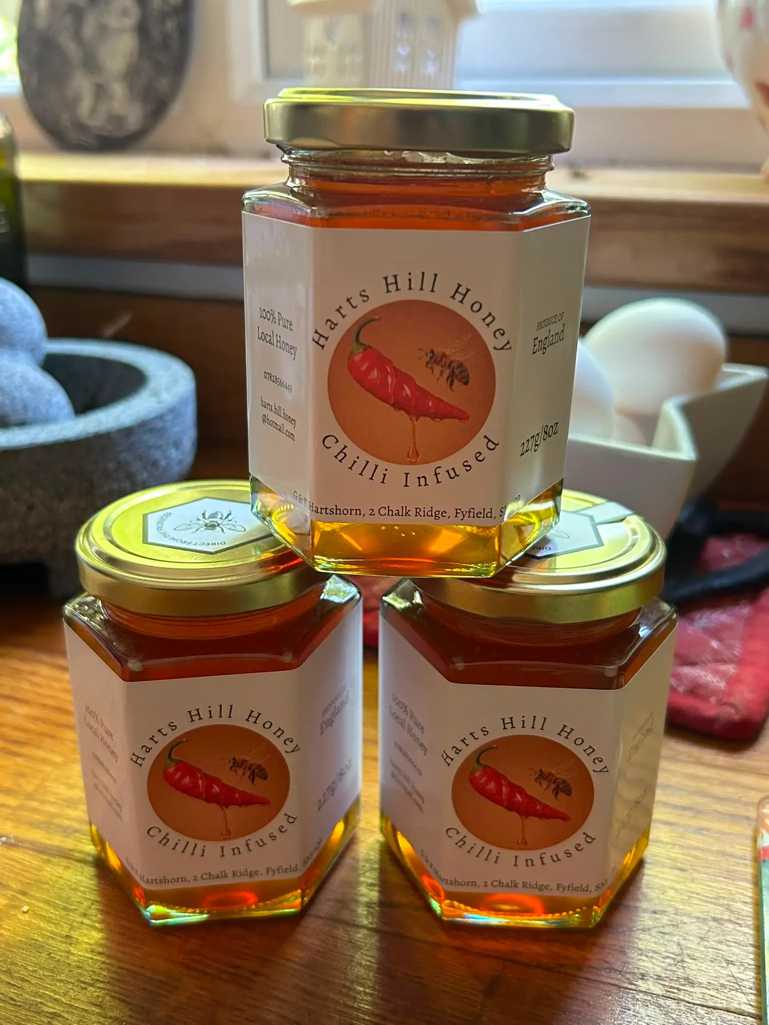 Chilli infused honey