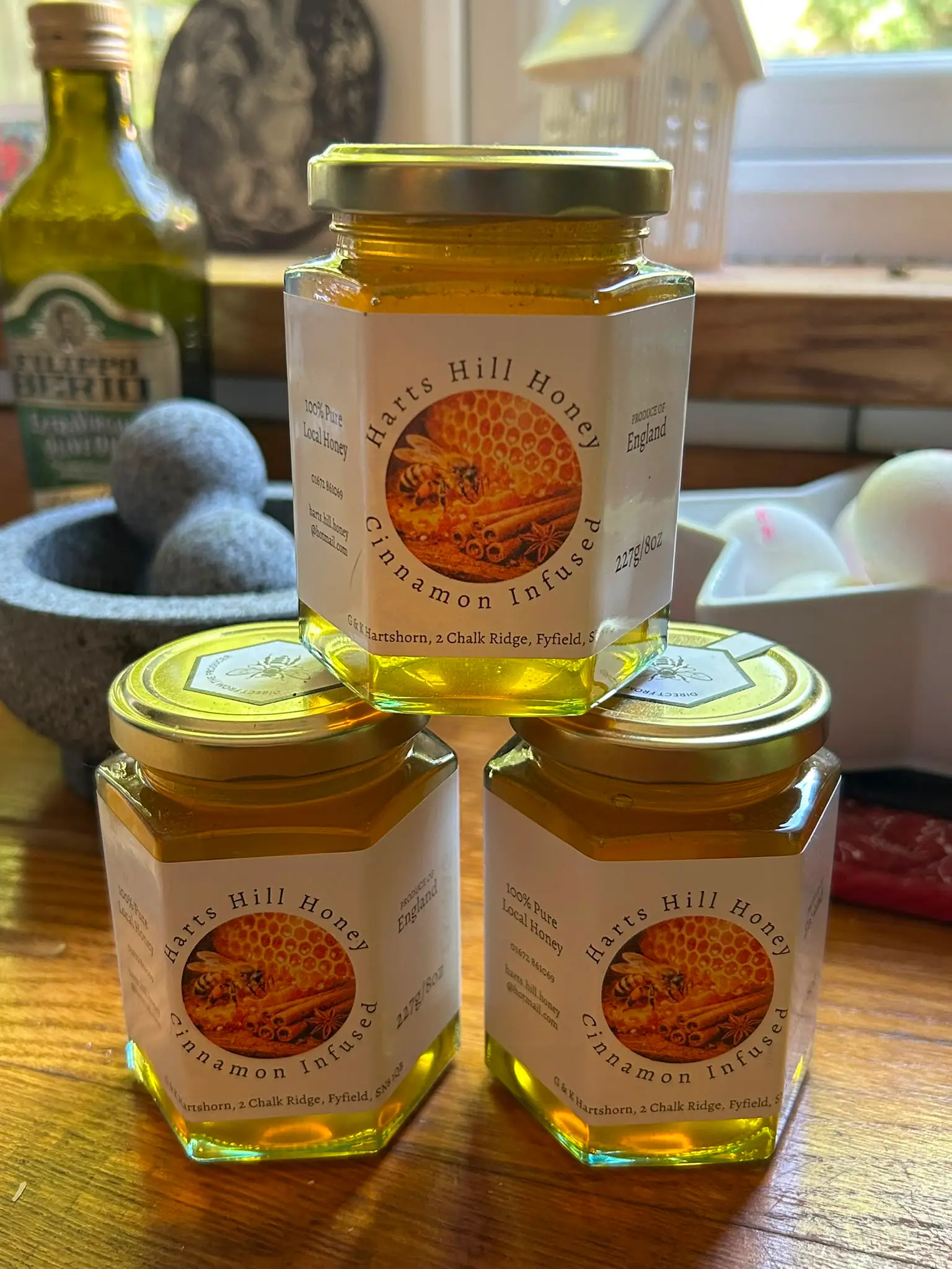 Cinnamon infused honey